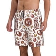 thumbnail image 2 of Naloa Rabbit And Egg Men's Beach Shorts, Surfing shorts, Swim trunks, Quick Dry Swim Trunks for Surfing Beach Fun - Small, 2 of 9