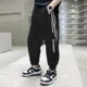 thumbnail image 3 of Pantalones finos a prueba de mosquitos de seda de hielo para niños, pantalones de chándal de nuevo estilo, pantalones informales de secado rápido para niños de mediana a grande, verano 2023, 3 of 4