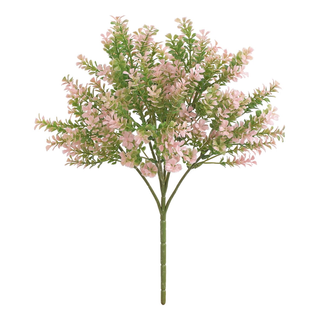 Hi.FANCY Artificial Four-leaved Clover Home Office Fake Plant Wedding Party Ornament Clover Plant, Pink