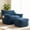 Blue, variant on Jopath Bean Bag Chair with Footstool, Oversized Comfy Beanbag Living Room Lazy Sofa, Floor Sofa for Gaming Reading Living Room Bedroom Pink