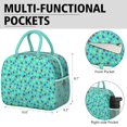 thumbnail image 4 of Watermelon Pattern Insulated Cooler Backpack Leakproof Lunch Bag with Cute Sunshine and Geometric Design for Outdoor Adventures, 4 of 6