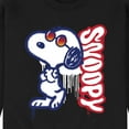 thumbnail image 3 of Peanuts - Graffiti Snoopy - Men's Crew Neck Fleece Pullover, 3 of 6