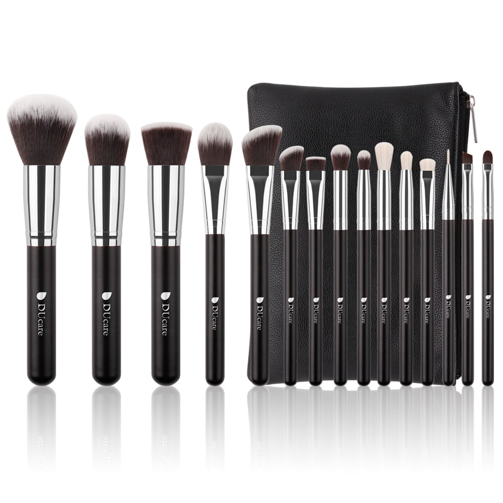 DUcare Makeup Brushes 15 Pcs Natural Synthetic ...