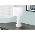 thumbnail image 5 of Lighting - 26"H - Table Lamp - Cream Ceramic - Ivory Shade - Contemporary, 5 of 5