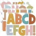 thumbnail image 1 of Letter Stickers Large 108 PCS Bulletin Board Letters 12 Sheets Alphabet Stickers Vinyl Self-Adhesive Stick on Letters for Poster Board Mailbox Sign DIY Crafts Classroom Party Decor (Colorful, 4 Inch), 1 of 7