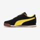 thumbnail image 3 of PU & MA Roma Suede - Black Yellow / Sneakers Shoes Expedited Shipping (39863506), 3 of 5
