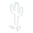 thumbnail image 2 of Green Cactus Neon Light Signs LED Cactus Neon Lights Night Lights with Pedestal Room Decor Battery/USB Operation Cactus Lamps Neon Signs Light Up Children's Room Bedroom Wedding, 2 of 7
