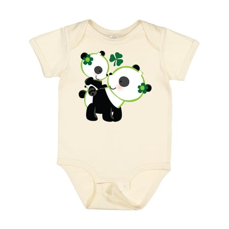 

Inktastic Irish Panda Mom and Cub St Patricks Day Gift Baby Boy or Baby Girl Bodysuit