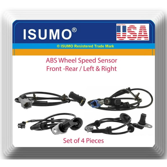 Set 4 Front  Rear LR ABS Wheel Speed Sensor For Nissan Maxima 3.5L 2004 -2008