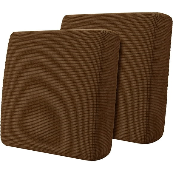 Hokway Stretch Couch Cushion Slipcovers Reversible Cushion Replacement Slipcovers Sofa Cushion Covers(Coffee 2)
