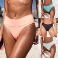 thumbnail image 2 of Summer Women Swim Trunks High Waist Swimming Pants Pool Bikini Bottoms Beachwear, 2 of 2