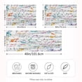 thumbnail image 3 of Satin Pillowcase Home Luxury Envelope Pillowcases Soft And Smooth Musical Notes, 3 of 6
