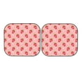 thumbnail image 7 of Goofa Strawberries Pattern 2 Piece Car Windshield Sun Shade Foldable | Front Windshield Shade for Sun, Heat and UV Rays | Sunshade for Car Front Window-Small, 7 of 7