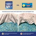 thumbnail image 2 of PawLyfe Litter Box Liners: Heavy Duty - Thickest Litter Liner on the Market 4MIL - Tear & Leak Resistant - Drawstring Close - Jumbo, 36” x 18” - 20 Count Jumbo Size Draw String Litter Liners for Cats, 2 of 7