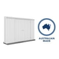 thumbnail image 6 of Absco Space Saver 10' x 2.5' Metal Garden Shed - Surfmist, 6 of 12