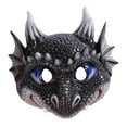 thumbnail image 1 of Dragon Effrayant pour Enfants Demi-Couverture pour Accessoire Photo Mariage Carnaval Noir, 1 of 8