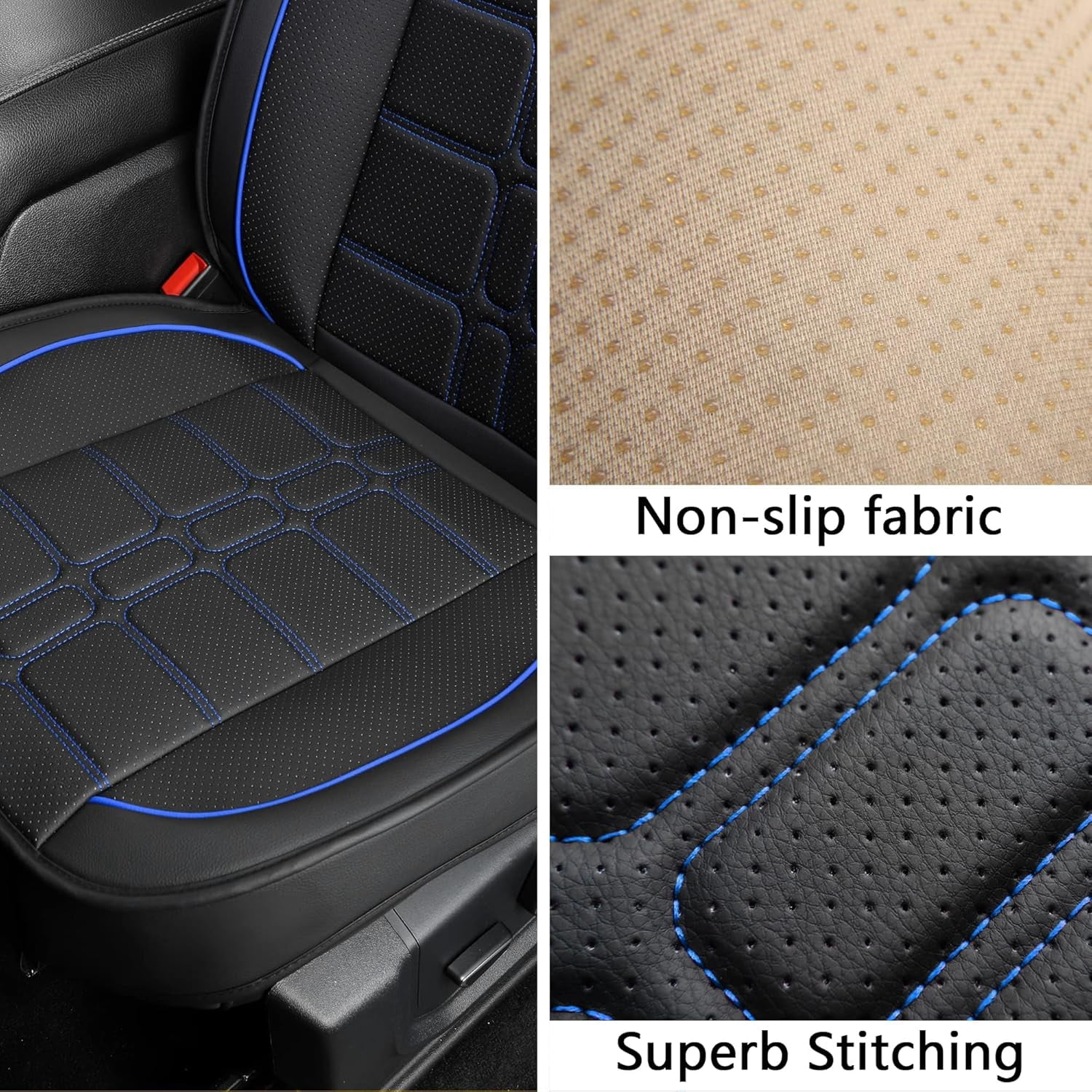 Pickup Seats Covers Compatible with Toyota Tacoma 2005-2023 Pro TRD Sport Trall Special Edition Faux Leather