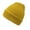 Yellow, variant on Winter Beanies Women's Fashion Solid Color Curling Fall And Winter Knitting Pile Cap Baotou Hat