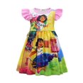 thumbnail image 1 of Verano 2 - 10 años Niños Estampado de dibujos animados Encanto Niñas Puff Mangas Mirabel Vestido Encanto Camisón Longitud media Casua ZefeiWu 8390613816344, 1 of 1