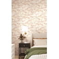 thumbnail image 3 of Coral Cloud Filled Sky Plain Textured Wallpaper, 3 of 4