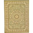 thumbnail image 1 of Unique Loom Versailles Medallion Floral Rug 9' x 12' Rectangle Green/Ivory, 1 of 1