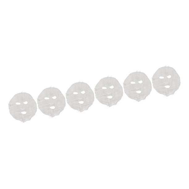 Papel De Máscara Facial, Máscara Facial De Gasa Desechable Absorbente De Bricolaje 100 Piezas Precortadas Finas Para Salón De Belleza