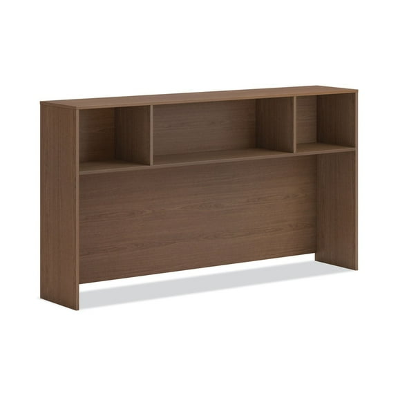 HON HLPLDH72.LSE1 72 in. W x 14 in. D x 39.75 in. H 3 Compartments Mod Desk Hutch - Sepia Walnut