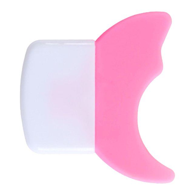 Protector De Pestañas De Rímel Reutilizable, Deflector Aplicador De Pestañas De Silicona Que Previene Residuos Cosméticos Protector De Frotis De Rímel Respetuoso Con La Piel Para Maquillaje(Rosa roja)