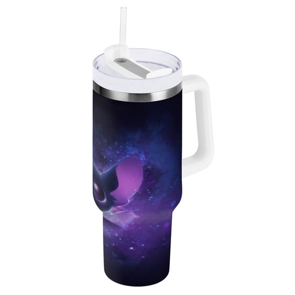 40 oz Stainless Steel Tumbler Vacuum Insulated Leak Proof Stainless Steel Coffee Cup Water Bottles Cute Bat