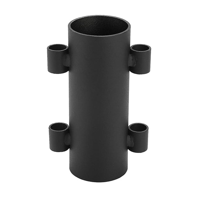Soporte para barra de tienda de campaña, soporte para postes de toldo a prueba de viento reforzado con hierro para exteriores, tubo fijo para tienda portátil Wmkox8yii qwyer173