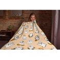 thumbnail image 5 of Pumpkin Ghost Blanket Soft Lightweight Flannel Blanket Gift for Women Toddler Throw for Bed Sofa Travel 50"x40" S for Kids, 5 of 6