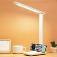 thumbnail image 1 of Lampe de Bureau à DEL à Intensité Réglable, Lampe de Lecture avec 3 Modes d'Éclairage, Accessoires de Protection des Yeux, Lampe de Bureau d'Étude avec Chargeur USB, Convient pour la Maison et le Bureau, pour Offrir en Cadeau, 1 of 6