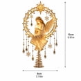 thumbnail image 3 of Lighted Memorial Christmas Tree Topper Collection with Warm Glow and Crystal-Inspired Accents, for Christmas Tree Decor (Angel), 3 of 5