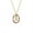 E, variant on Fashionable 26-Letter Alphabet Necklace for Women - Light Luxury Colorful Zircon English Letter Clavicle Pendant