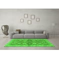 thumbnail image 3 of Ahgly Company Indoor Rectangle Abstract Green Modern Area Rugs, 8' x 12', 3 of 4