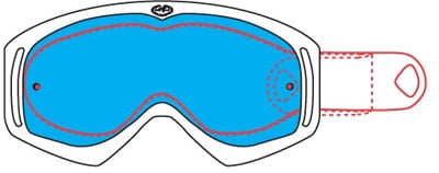 Dragon MDX Goggle Tear-Offs Pack of 50 