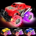 thumbnail image 6 of ArtCreativity Light-Up Monster Truck Set – 4 Mini Trucks with Flashing LED Tires, Kids Trucks for Toddlers & Boys Ages 3+, 6 of 6