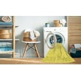 thumbnail image 2 of Ahgly Company Machine Washable Indoor Square Contemporary Yellow Area Rugs, 7' Square, 2 of 7