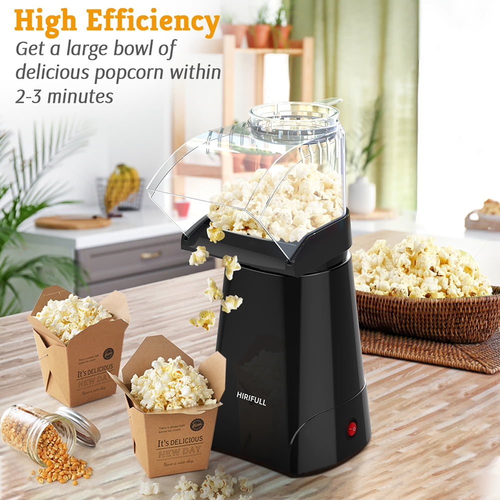 Lowestbest 1200W Hot Air Popcorn Machine, Household Electric Popcorn Machine with Measuring Cup, Fast Popcorn in 3 Minutes, Black Lowestbest 1200W Hot Air Popcorn Machine, Household Electric Popcorn Machine with Measuring Cup, Fast Popcorn in 3 Minutes, Black