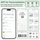 thumbnail image 5 of Etiquetadora térmica CLABEL 221B portátil de 5 cm, color verde, 5 of 7