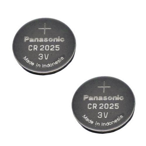ekspanzija Spavanje menadžer  Panasonic CR2025 3V Lithium Coin Battery (Pack of 2) - Walmart.com