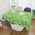 thumbnail image 5 of Geometric Triangle Pattern Tablecloth Rectangle Colorful Table Cloth Large Square Table Cover for Dining Kitchen Party 60"x60" Decor Gift, 5 of 7