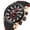 Red Black, variant on MEGIR Men's Watches Luxury Sports Wristwatch Luminous Date Quartz Chronograph Silicone Strap 2144