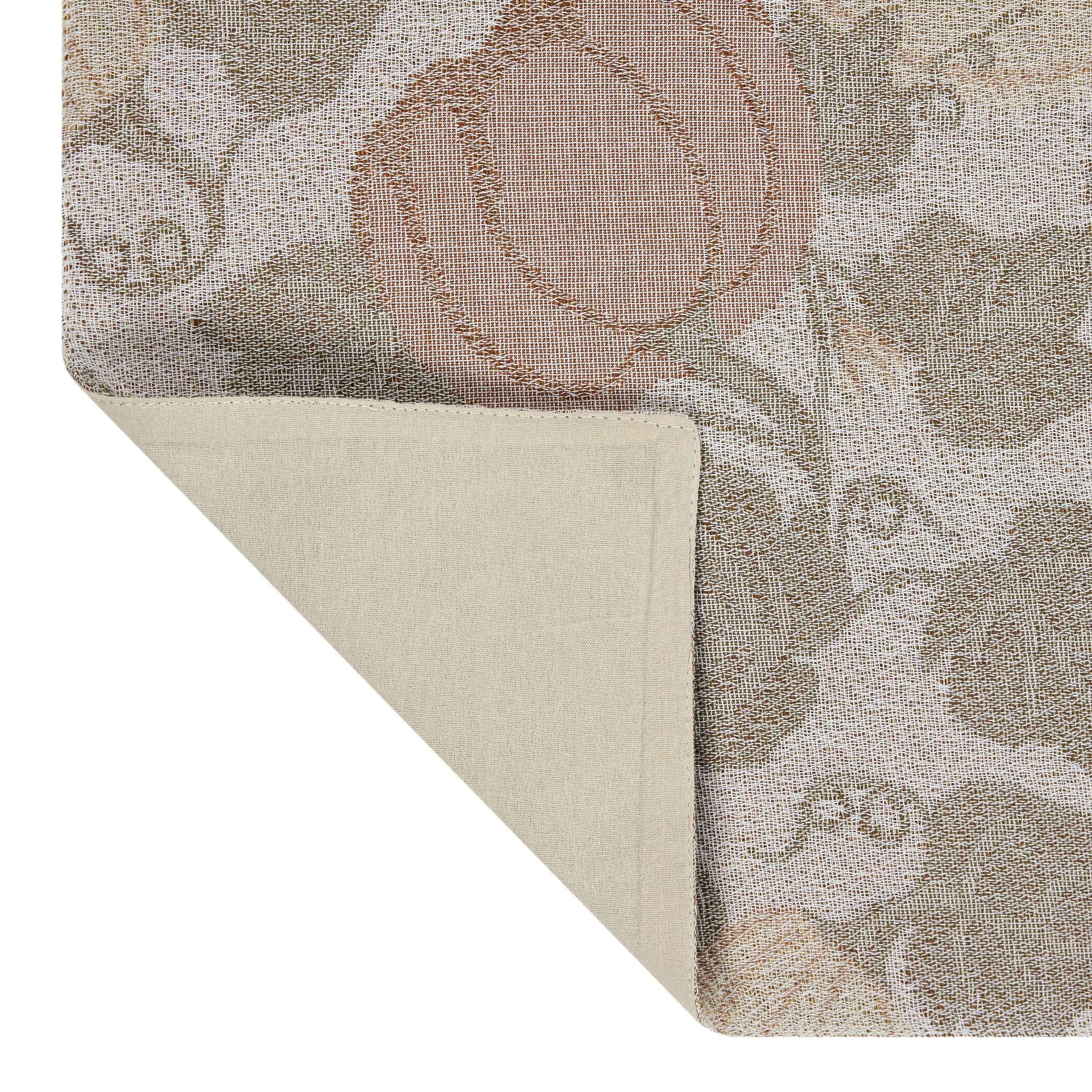 Harvest Pumpkin Jacquard 13" x 72" Table Runner - 100% Cotton, Multi-Color
