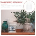 thumbnail image 6 of EXHUMKY Clear Acrylic Brochure and Card Holder with Stable Base, Desktop File Organizer for Office and Home Use, 6 of 8
