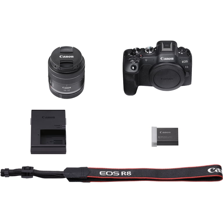 Canon EOS R8 Full Frame Mirrorless Camera + RF 24-50mm F4.5-6.3 IS