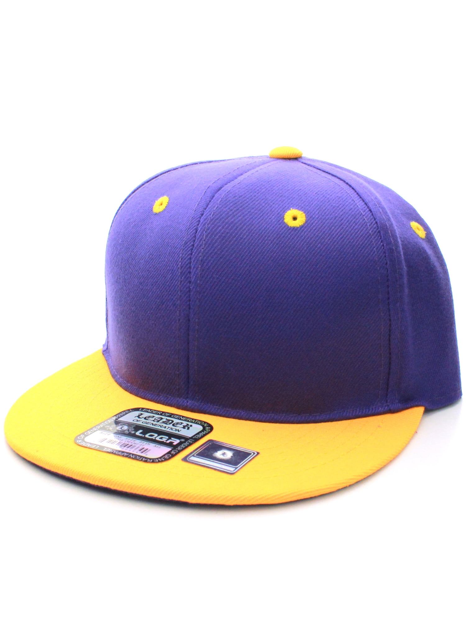 Yellow and purple hat Clearance