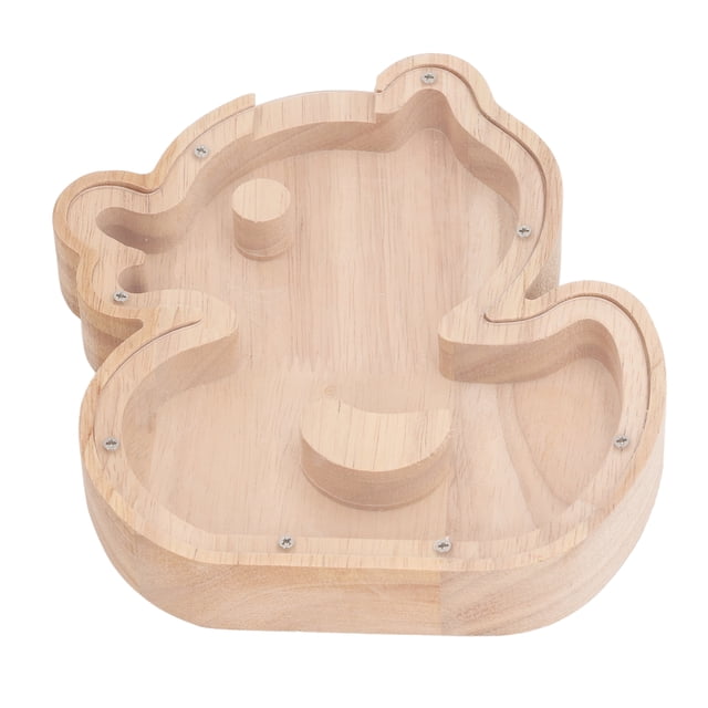 Hucha de Para Niños, Letrero Decorativo Con Ventana Transparente Para Ensenarh Hábitos de Ahorro