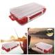 thumbnail image 5 of Caja de almacenamiento de aparejos de doble cara, conveniente para clasificar, alta capacidad rojo pequeño, 5 of 8