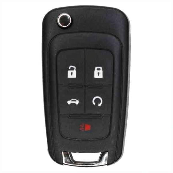 Keys4Less Replacement Flip Key Fob for Buick Regal 2011-2017 FCC OHT01060512 Part Number 13504199 13574863 20979468 13504259 13504204